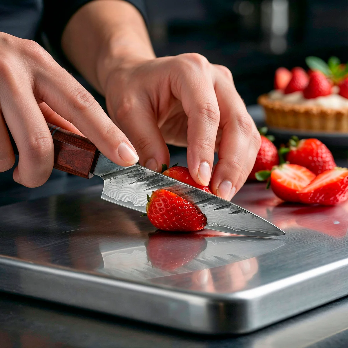 7-piece Japanese Kitchen Knife Set | Forged Kitchen Knives - Image 9