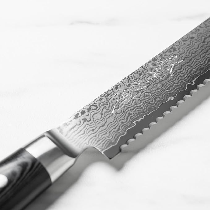 Damascus Bread Knife - Image 4