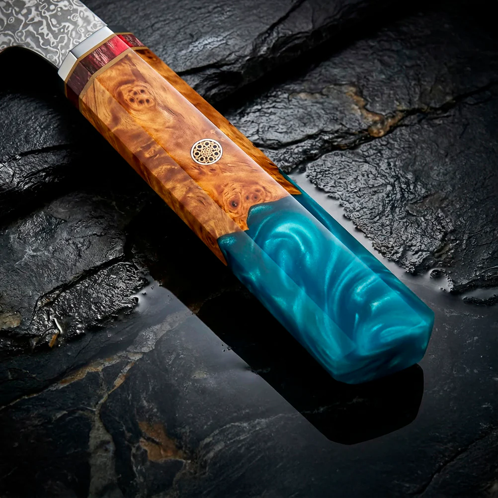 Damascus Santoku Knife - Image 8