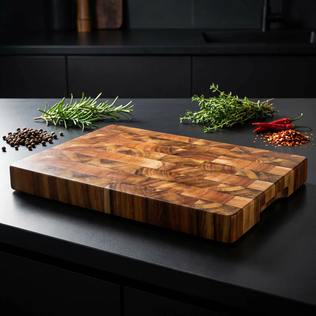 Double-sided Acacia Wood Cutting Board - Image 6