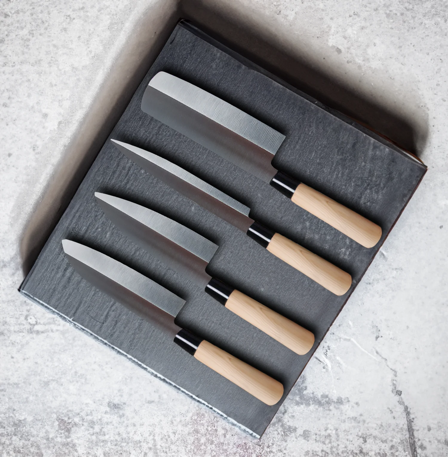 Traditional Japanese Kitchen Knife Set - Image 9