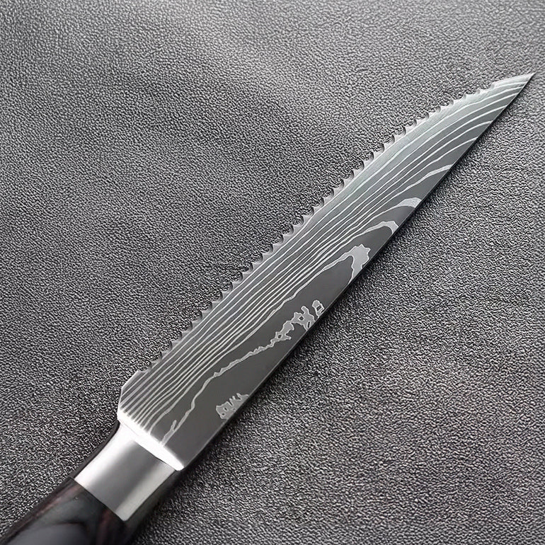Damascus Steak Knife Set - Image 6