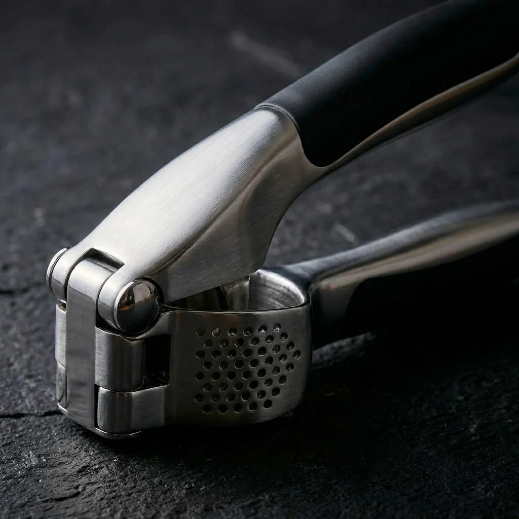 Thickened Stainless Steel Garlic Press with Ergonomic Handle - Image 2