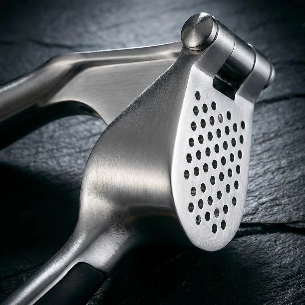 Thickened Stainless Steel Garlic Press with Ergonomic Handle - Image 4