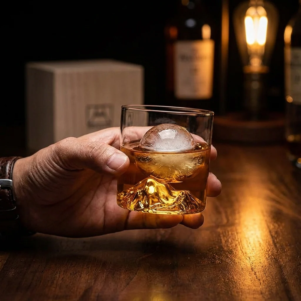 Yama Mountain Whiskey Liquor Glasses - Set of 4 - Image 3